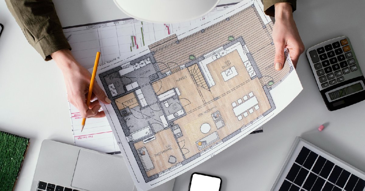 flooring plan design for smart home layout and interior planning