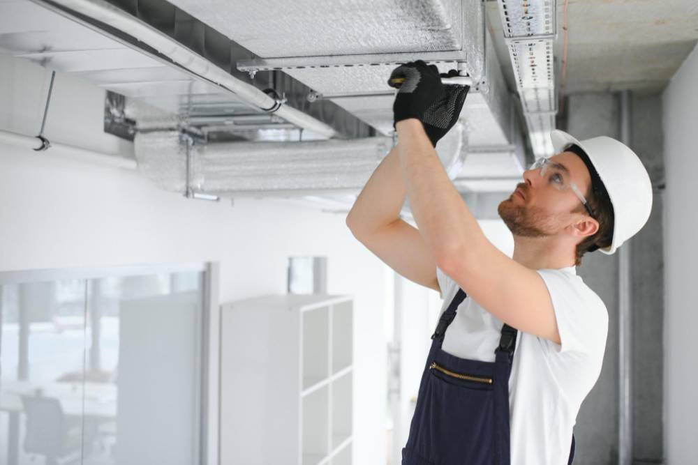 Professional air duct cleaning for commercial buildings